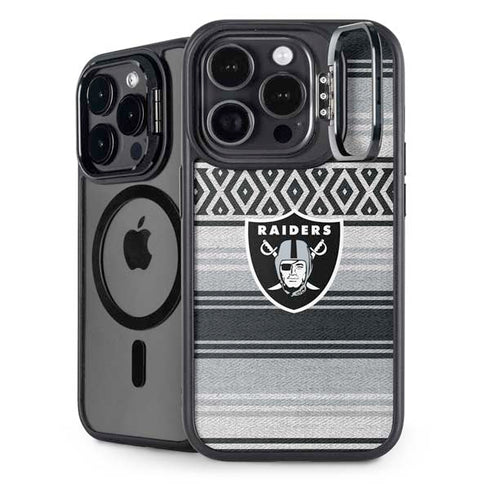 NFL Las Vegas Raiders Trailblazer iPhone 15 Pro Kickstand Case
